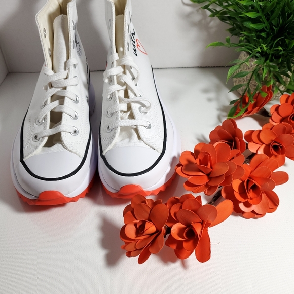 Converse Run Star Hike High 'Made With Love' Platform WOMEN SZ / 571874C - Picture 9 of 16